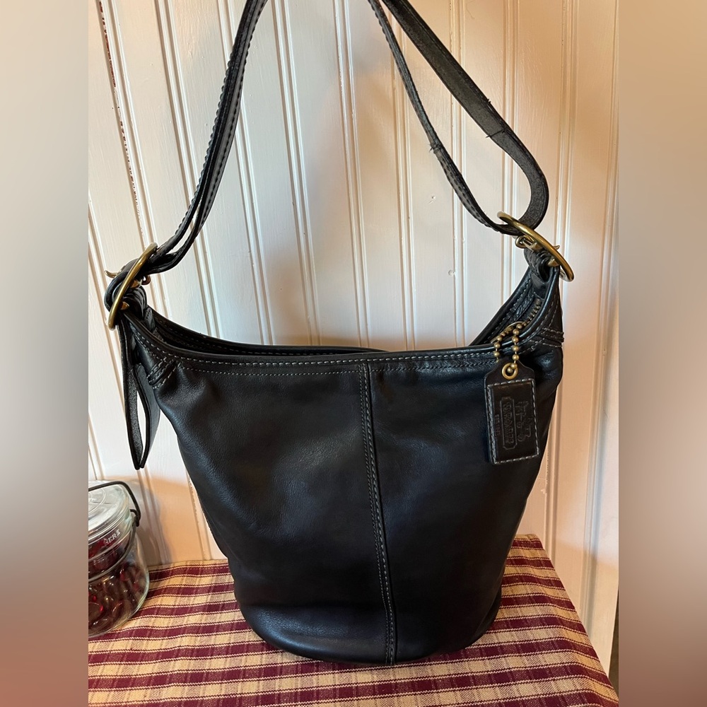 Coach Bleeker Tattersall Bucket Bag - Picture 4 of 16